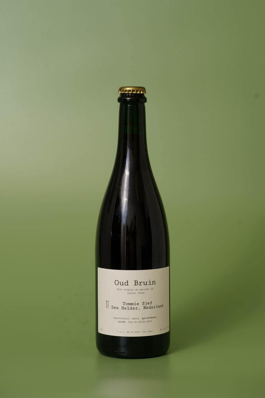 75cl bottle of Tommie Sjef -Oud Bruin