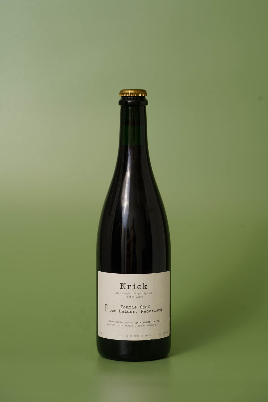 75cl bottle of Tommie Sjef - Kriek